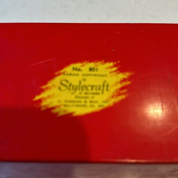 Vintage Red Recipe Box - Picture 9 of 10